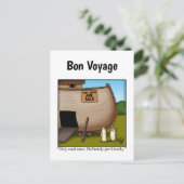 Carte postale humoristique de bateau de croisière  (Debout devant)