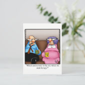 Carte postale humoristique de joyeux anniversaire  (Debout devant)