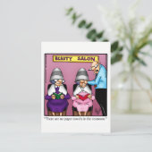 Carte postale humoristique de joyeux anniversaire  (Debout devant)