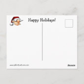 Carte postale humoristique de Noël (Dos)