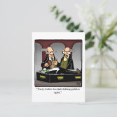 Carte postale humoristique de politique de vampire (Debout devant)