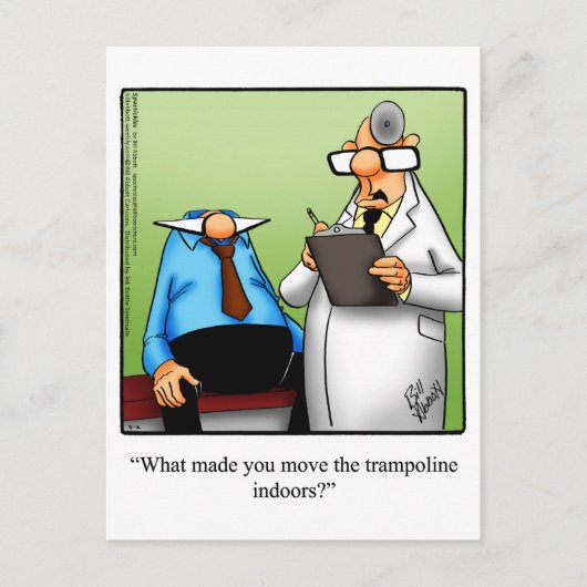 Carte postale humoristique de rétablissement (Devant)