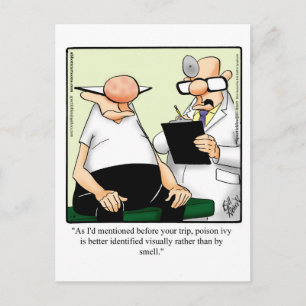 Carte postale humoristique de rétablissement