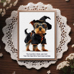 Carte postale humoristique personnalisable pour to