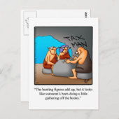 Carte postale humoristique pour comptable (Devant / Derrière)