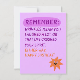 Carte postale humoristique pour l'anniversaire d'u