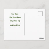 Carte postale humoristique sur les vaches (Dos)