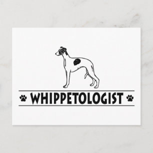 Carte Postale Humoristique Whippet