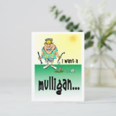 Carte Postale Humorous Golf Birthday Card (Debout devant)