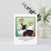 Carte postale Humour amusante (Debout devant)