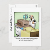 Carte postale Humour amusante (Devant / Derrière)