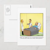 Carte postale Humour amusante (Devant / Derrière)