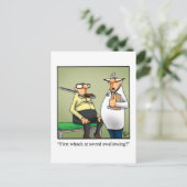 Carte postale Humour amusante (Debout devant)