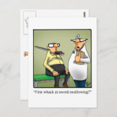 Carte postale Humour amusante (Devant / Derrière)