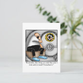 Carte postale Humour amusante (Debout devant)