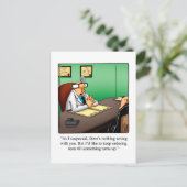 Carte postale Humour amusante (Debout devant)