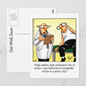 Carte postale Humour amusante (Devant / Derrière)