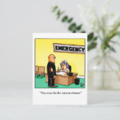 Carte postale Humour amusante (Debout devant)