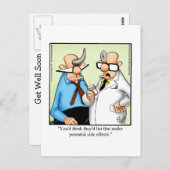 Carte postale Humour amusante (Devant / Derrière)