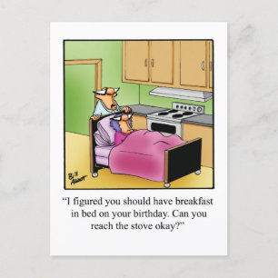 Carte postale Humour anniversaire amusant