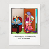 Carte postale Humour anniversaire amusant (Devant)