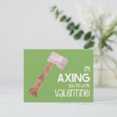 Carte postale humour Axe You Valentines (Debout devant)