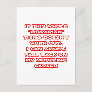 Carte Postale Humour bibliothécaire ... Modélisation de la carri