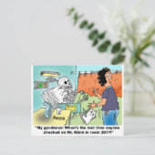 Carte Postale Humour Cartoon Médicale (Debout devant)