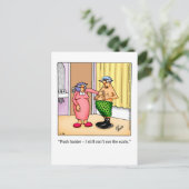 Carte postale Humour Chubby Hubby (Debout devant)