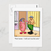 Carte postale Humour Chubby Hubby (Devant / Derrière)