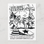 Carte Postale Humour Cirque, Pas De Complexe D'Infériorité, Drôl (Devant)