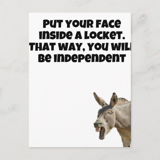 Carte Postale Humour de bijoux (Devant)