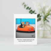 Carte postale Humour de conduite "Spectickles" (Debout devant)