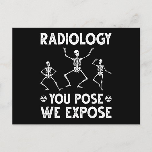 Carte Postale Humour de Dancing Skeletons (Devant)
