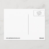 Carte postale Humour de golf amusant (Dos)