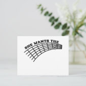 Carte Postale humour de guitare (Debout devant)