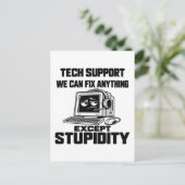 Carte Postale Humour de l'assistance technique - Impossible de r (Debout devant)