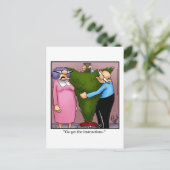 Carte postale Humour de Noël (Debout devant)