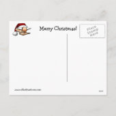 Carte postale Humour de Noël amusant (Dos)