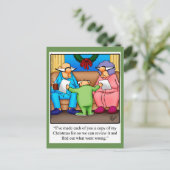 Carte postale Humour de Noël amusant (Debout devant)