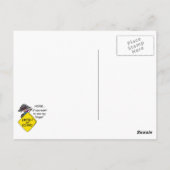 Carte Postale Humour de rage de route (Dos)