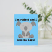Carte Postale Humour de retraite amusant (Debout devant)