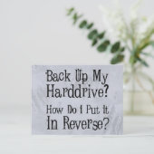 Carte Postale Humour de sauvegarde (Debout devant)