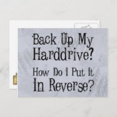 Carte Postale Humour de sauvegarde (Devant / Derrière)