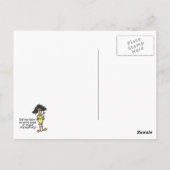 Carte Postale Humour de stupidité (Dos)