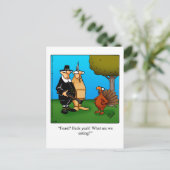 Carte postale Humour de Thanksgiving "Spectickles" (Debout devant)