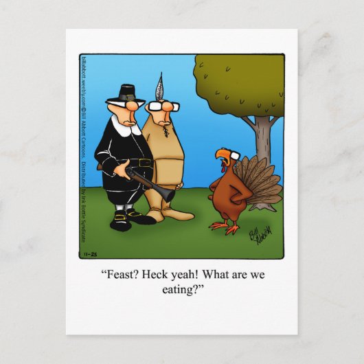 Carte postale Humour de Thanksgiving "Spectickles" (Devant)