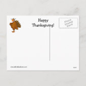 Carte postale Humour de Thanksgiving "Spectickles" (Dos)