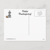 Carte postale Humour de Thanksgiving "Spectickles" (Dos)