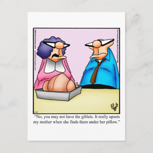 Carte postale Humour de Thanksgiving "Spectickles" (Devant)